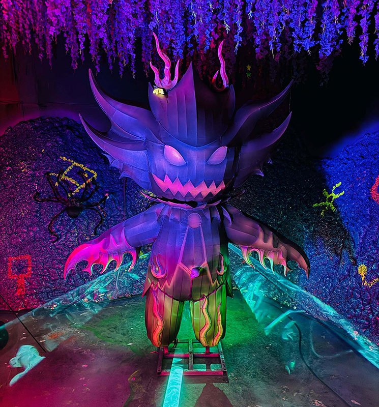 Monster statue